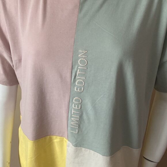 NWT Fashion Nova Limited Edition Colorblock Tee Dress - Sage - XL - Picture 6 of 15